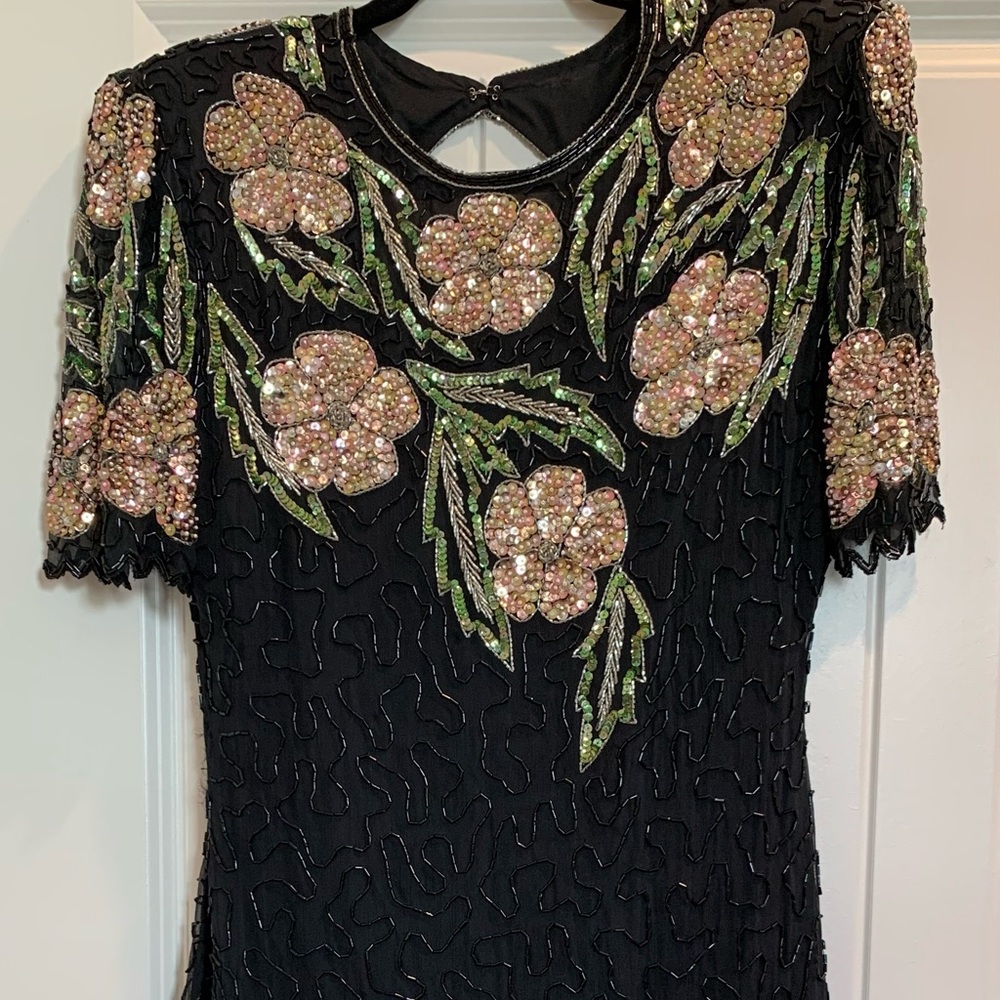 A Festive & Flattering Evening Dress.